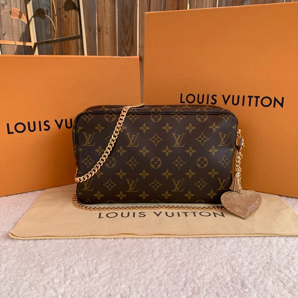 Authentic LV Monogram trousse 28